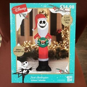 Disney Jack Skellington Airblown Inflatable 5.5 ft tall  new in box